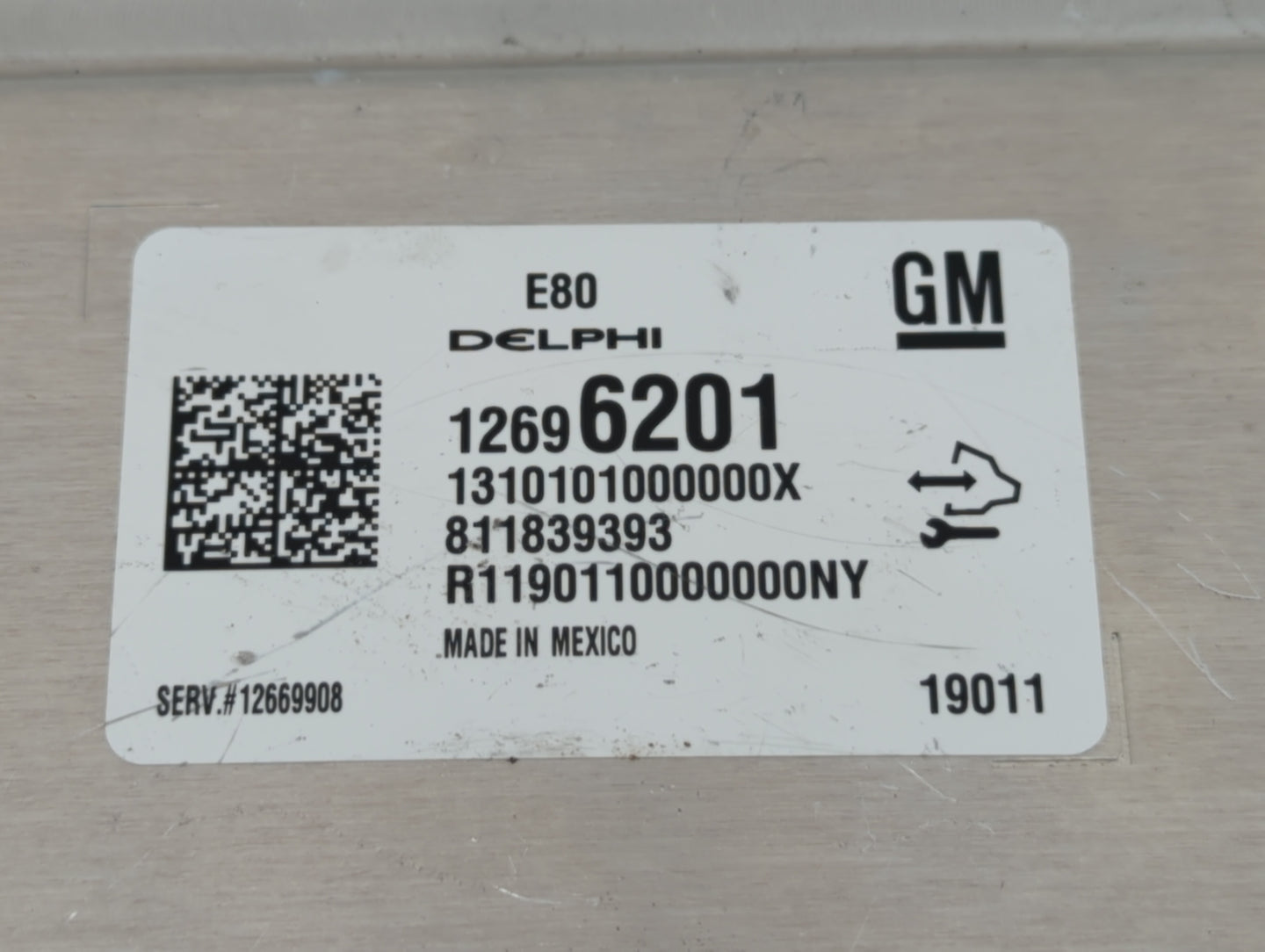2017-2019 Chevrolet Cruze PCM Engine Control Computer ECU ECM PCU OEM P/N:12669908 12696201 Fits OEM Used Auto Parts - Oemus