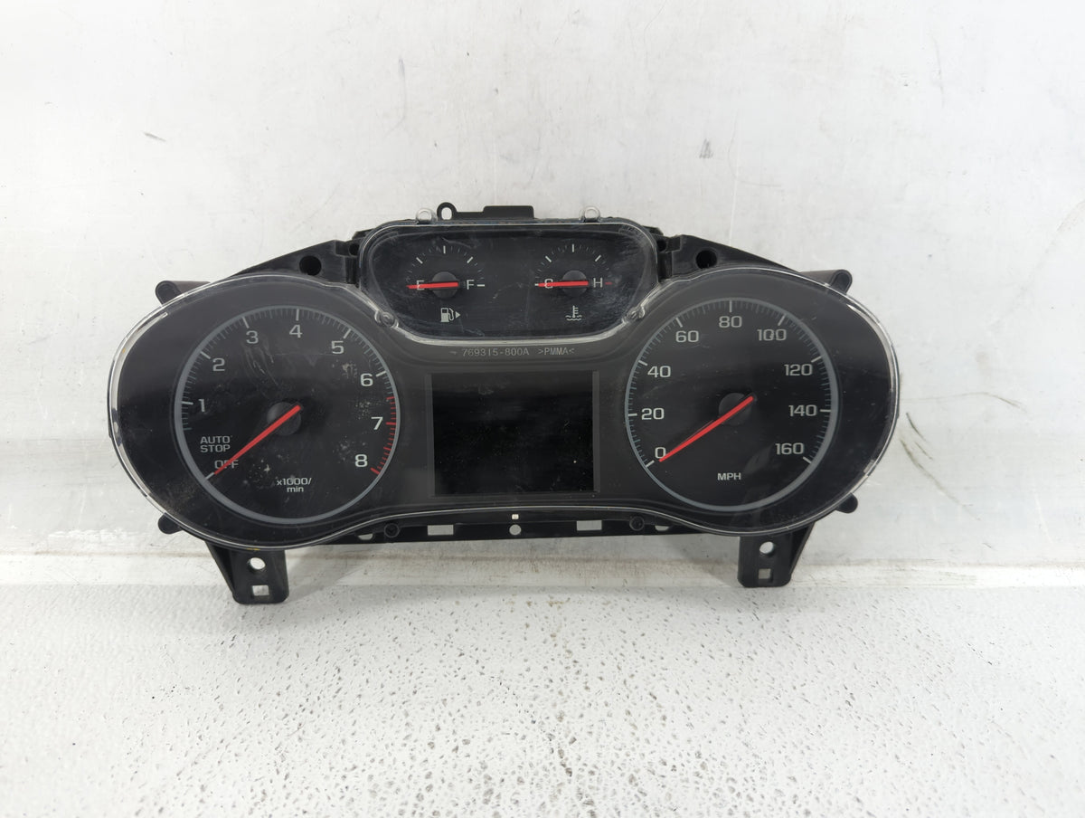 2019 Chevrolet Cruze Instrument Cluster Speedometer Gauges P/N:42686941 Miles: Fits OEM Used Auto Parts - Oemusedautoparts1.
