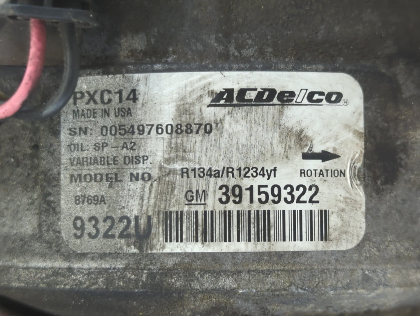 2019-2019 Chevrolet Cruze Air Conditioning A/c Ac Compressor Oem - Oemusedautoparts1.com