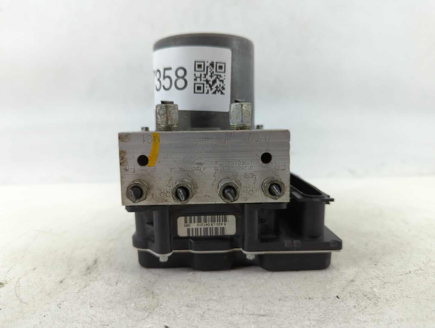 2019 Chevrolet Cruze ABS Pump Control Module Replacement P/N:47660 1NL0A 0 265 251 618 Fits OEM Used Auto Parts - Oemusedaut