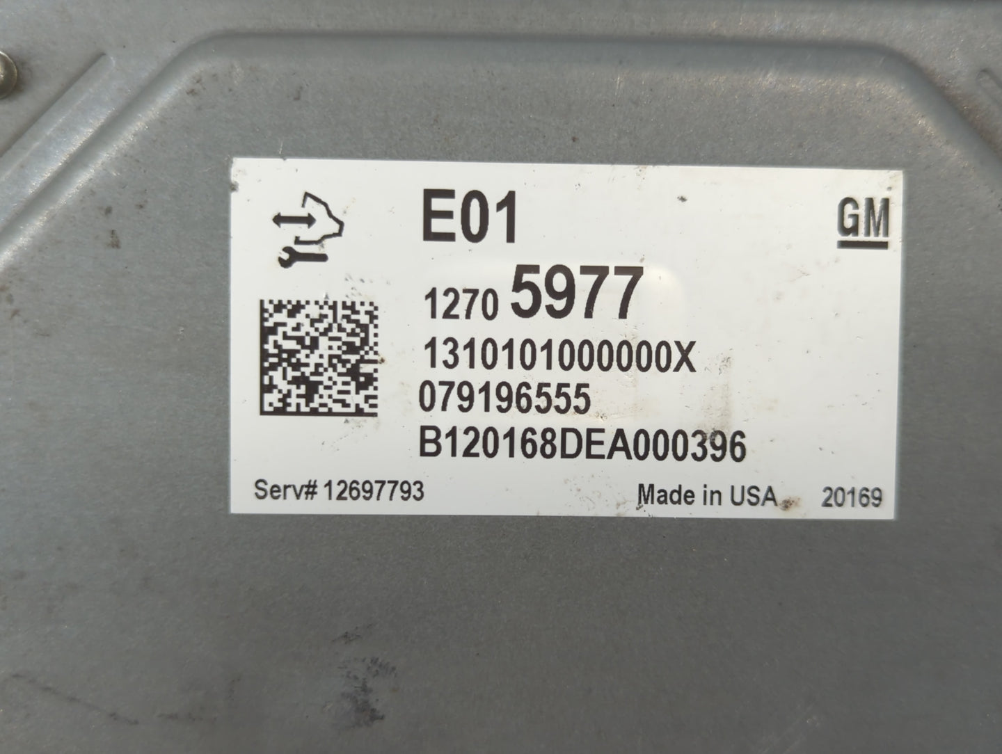 2017-2019 Chevrolet Cruze PCM Engine Control Computer ECU ECM PCU OEM P/N:12705977 Fits Fits 2017 2018 2019 2020 2021 2022 O