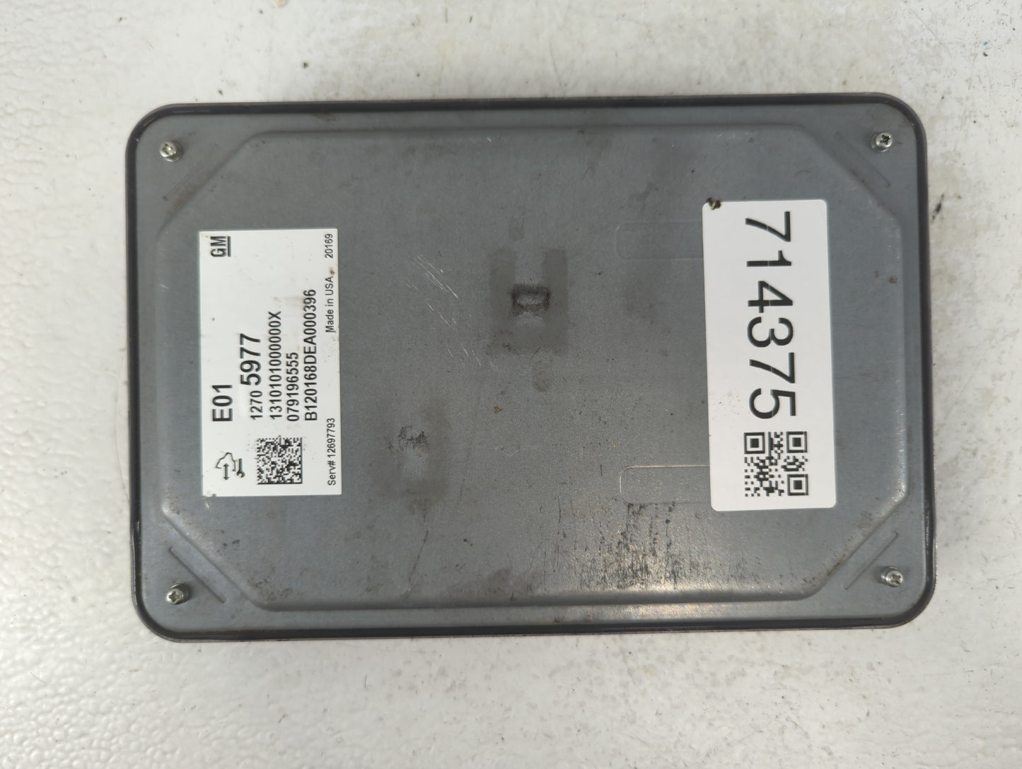 2017-2019 Chevrolet Cruze PCM Engine Control Computer ECU ECM PCU OEM P/N:12705977 Fits Fits 2017 2018 2019 2020 2021 2022 O