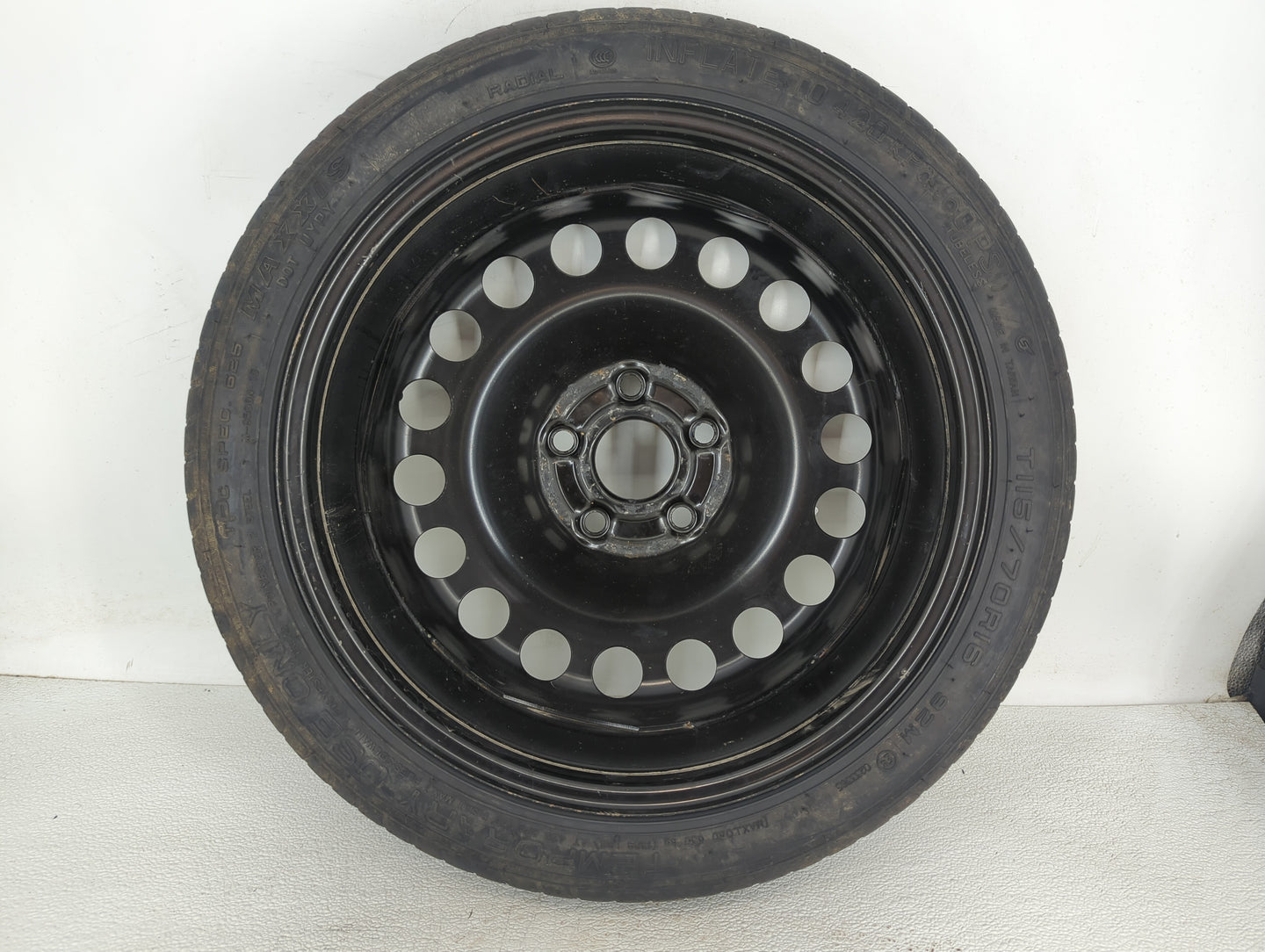 2019 Chevrolet Cruze Spare Donut Tire Wheel Rim Oem - Oemusedautoparts1.com