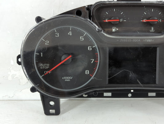 2018 Chevrolet Cruze Instrument Cluster Speedometer Gauges P/N:4268 6941 Fits OEM Used Auto Parts