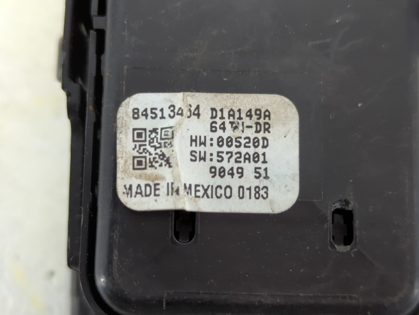 2018-2022 Chevrolet Equinox Master Power Window Switch Replacement Driver Side Left P/N:84513464 Fits OEM Used Auto Parts - 