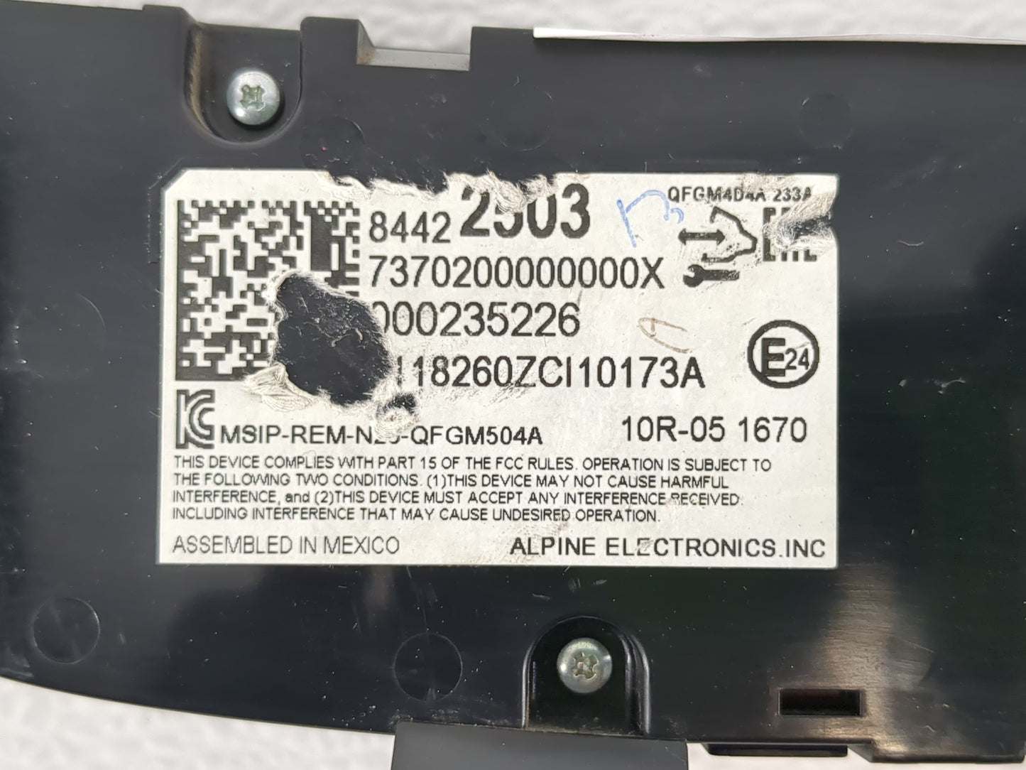 2019-2021 Chevrolet Equinox Climate Control Module Temperature AC/Heater Replacement P/N:84422503 Fits Fits 2019 2020 2021 O