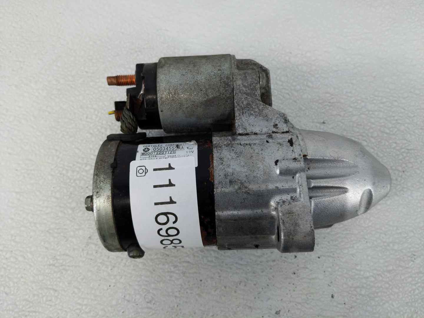 2018-2022 Chevrolet Equinox Car Starter Motor Solenoid OEM P/N:05034555AA Fits Fits 2017 2018 2019 2020 2021 2022 OEM Used A
