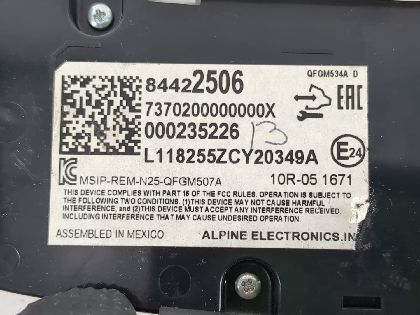 2018-2019 Chevrolet Equinox Climate Control Module Temperature AC/Heater Replacement P/N:84422506 Fits Fits 2018 2019 OEM Us