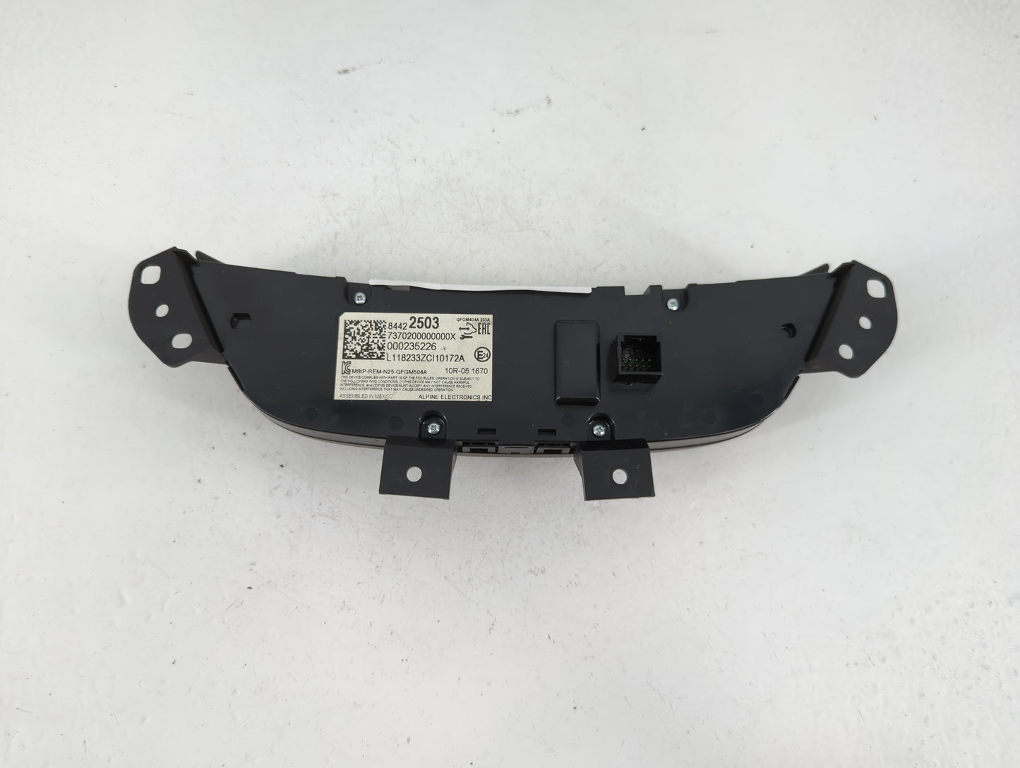 2019-2021 Chevrolet Equinox Climate Control Module Temperature AC/Heater Replacement P/N:84422503 Fits Fits 2019 2020 2021 O