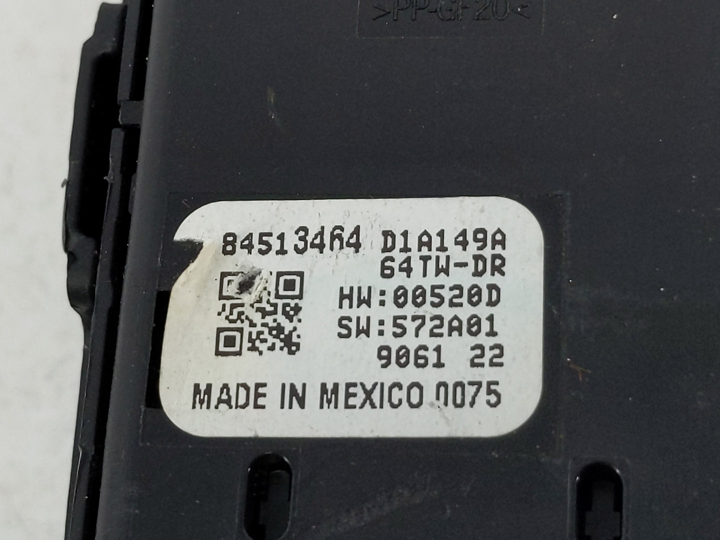 2018-2022 Chevrolet Equinox Master Power Window Switch Replacement Driver Side Left P/N:84513464 Fits OEM Used Auto Parts - 
