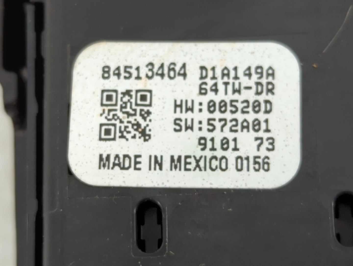 2018-2022 Chevrolet Equinox Master Power Window Switch Replacement Driver Side Left P/N:84513464 Fits OEM Used Auto Parts - 