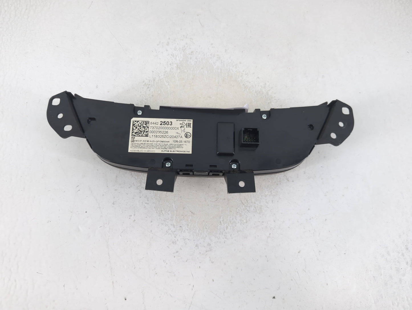 2019-2021 Chevrolet Equinox Climate Control Module Temperature AC/Heater Replacement P/N:884422503 Fits Fits 2019 2020 2021 