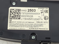 2019-2021 Chevrolet Equinox Climate Control Module Temperature AC/Heater Replacement P/N:884422503 Fits Fits 2019 2020 2021 