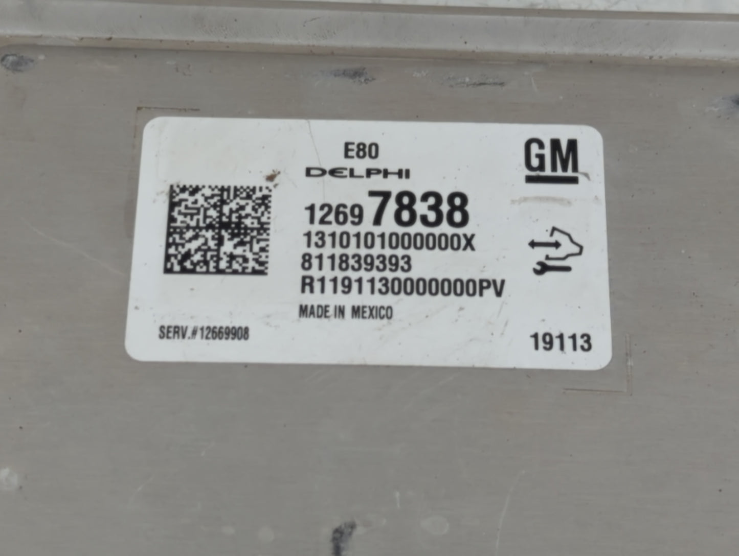 2018-2020 Chevrolet Equinox PCM Engine Control Computer ECU ECM PCU OEM P/N:12697838 Fits Fits 2017 2018 2019 2020 2021 2022
