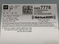 2019 Chevrolet Equinox Radio AM FM Cd Player Receiver Replacement P/N:84667778 Fits Fits 2020 2021 OEM Used Auto Parts - Oem