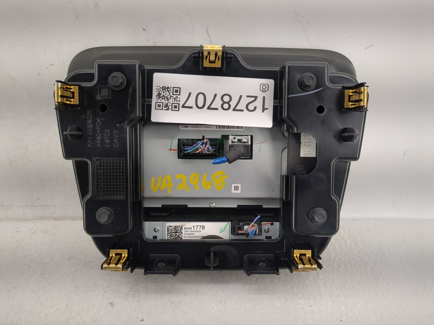 2019-2022 Chevrolet Equinox Radio AM FM Cd Player Receiver Replacement P/N:84491778 84507918 Fits Fits 2018 2019 2020 2021 2