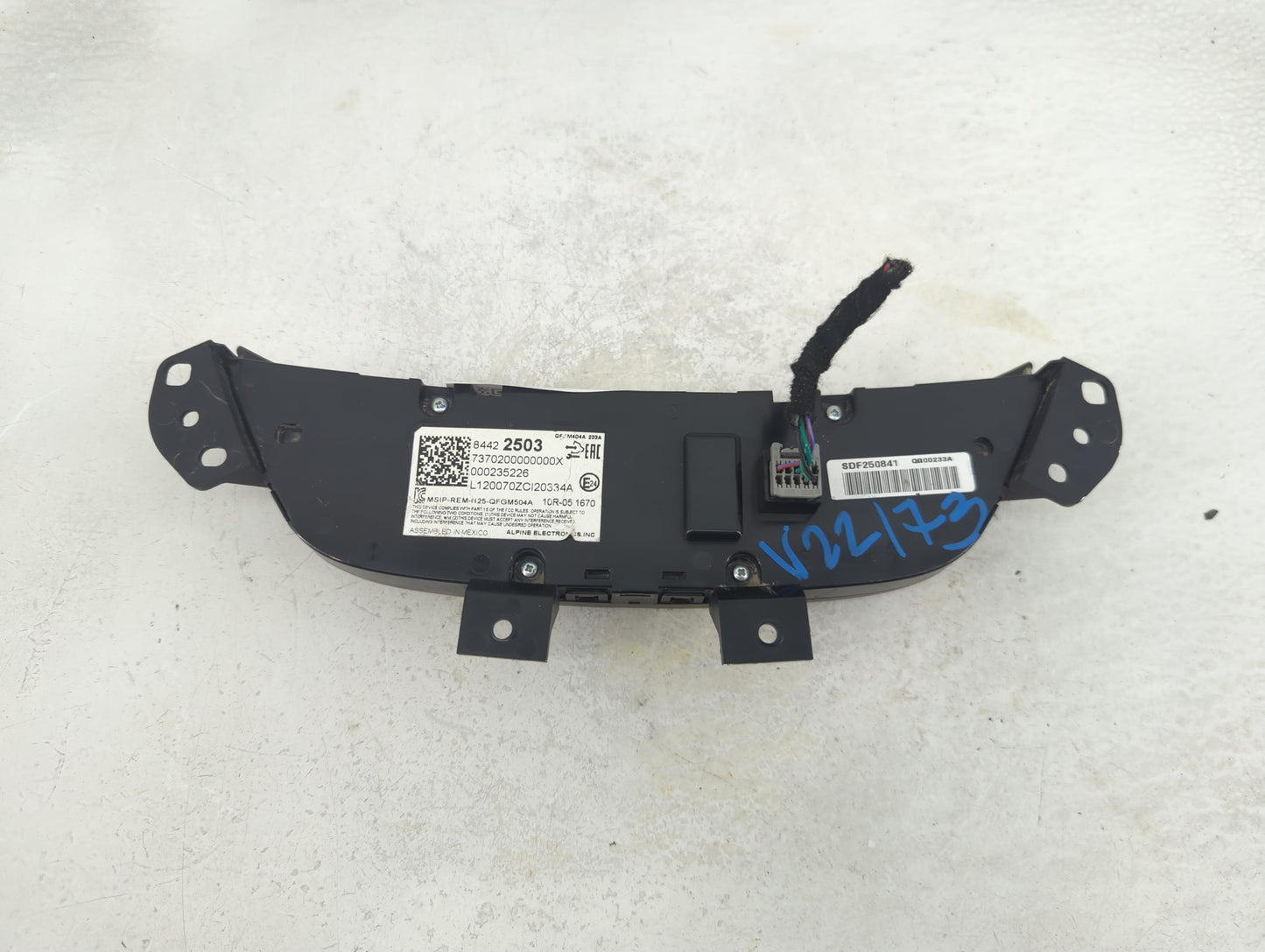 2019-2021 Chevrolet Equinox Climate Control Module Temperature AC/Heater Replacement P/N:84422503 Fits Fits 2019 2020 2021 O