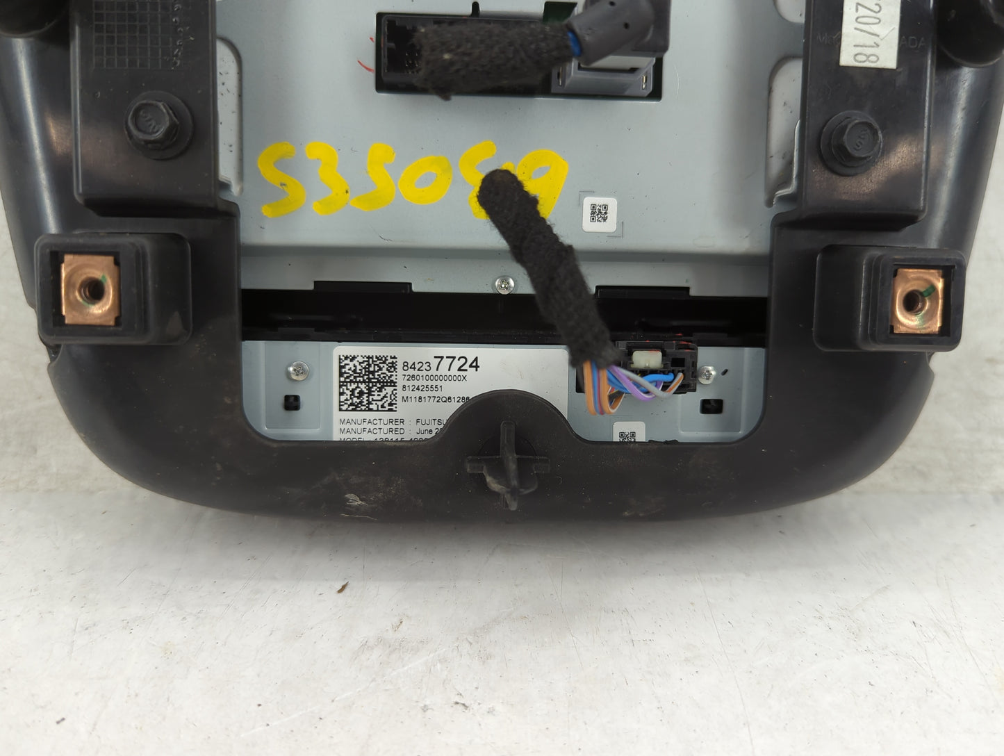 2019-2022 Chevrolet Equinox Radio AM FM Cd Player Receiver Replacement P/N:81245551 84237724 Fits Fits 2018 2019 2020 2021 2