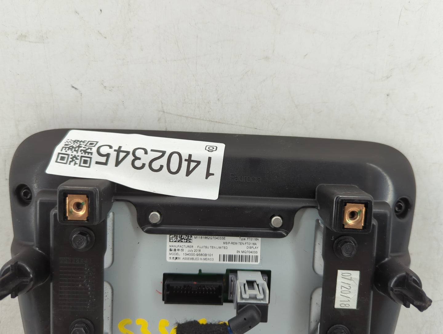 2019-2022 Chevrolet Equinox Radio AM FM Cd Player Receiver Replacement P/N:81245551 84237724 Fits Fits 2018 2019 2020 2021 2