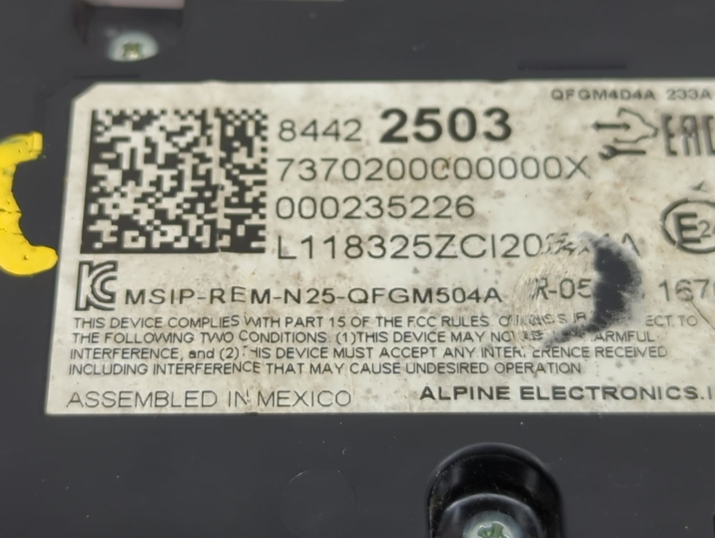 2018-2019 Chevrolet Equinox Climate Control Module Temperature AC/Heater Replacement P/N:84422503 Fits Fits 2018 2019 OEM Us
