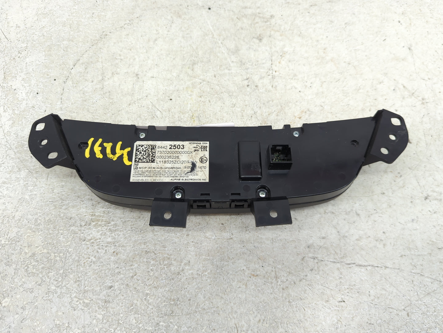2018-2019 Chevrolet Equinox Climate Control Module Temperature AC/Heater Replacement P/N:84422503 Fits Fits 2018 2019 OEM Us