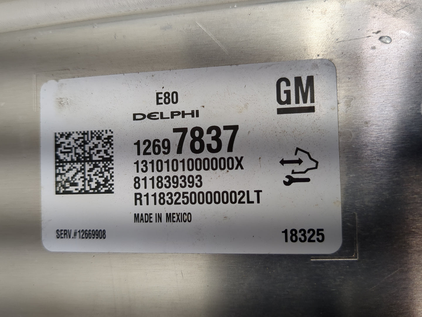 2018-2020 Chevrolet Equinox PCM Engine Control Computer ECU ECM PCU OEM P/N:811839393 12697837 Fits OEM Used Auto Parts - Oe