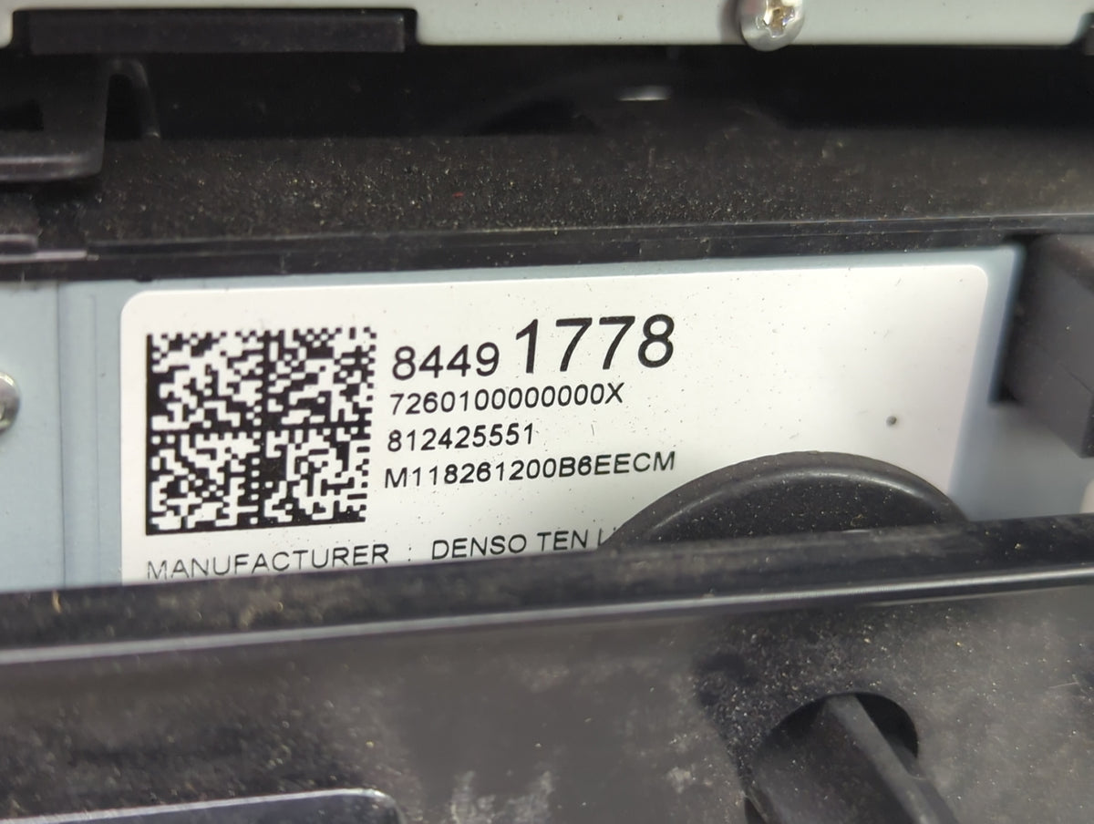 2019-2019 Chevrolet Equinox Information Radio Display Screen 1439393 - Oemusedautoparts1.com
