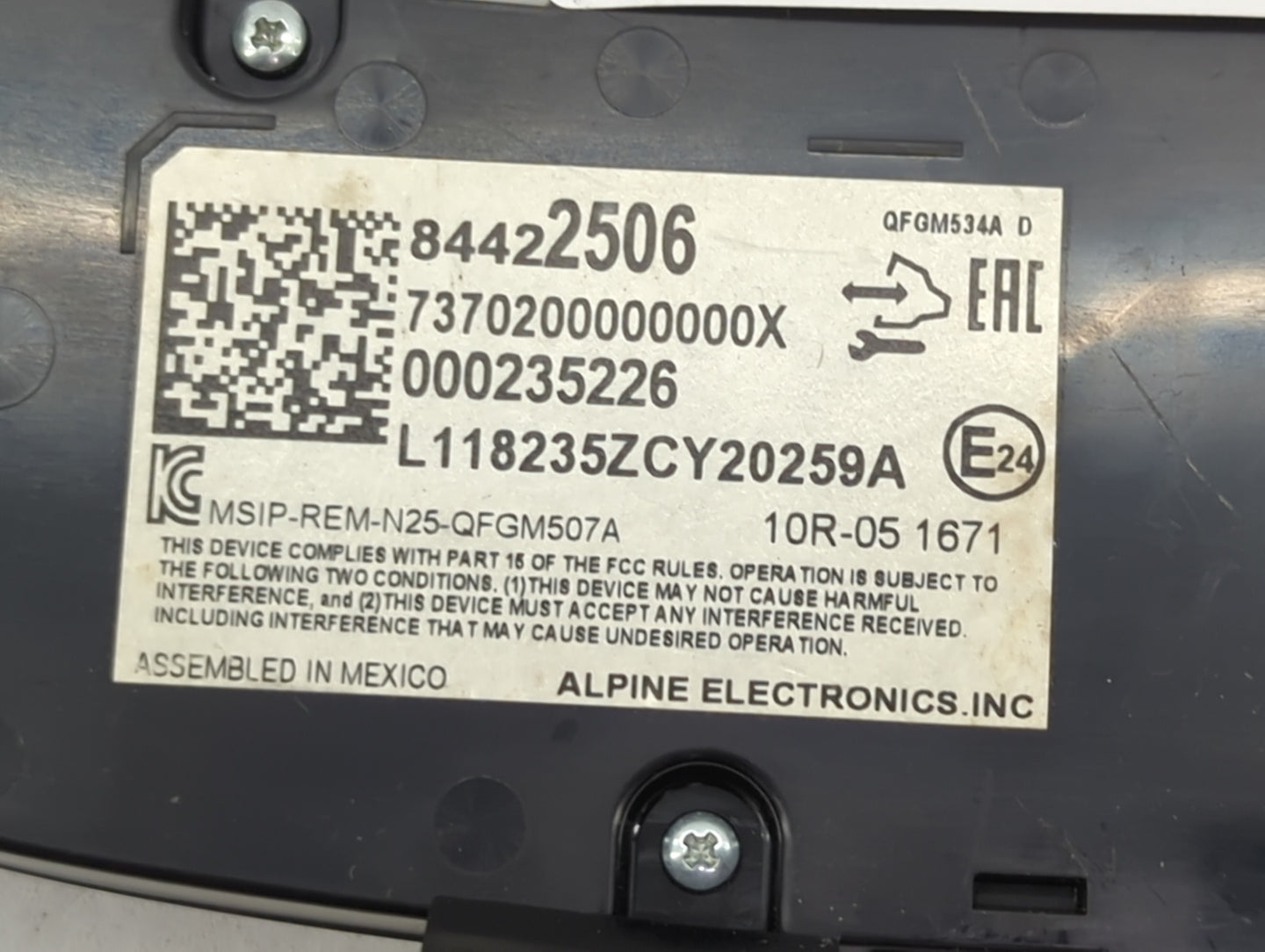 2018-2019 Chevrolet Equinox Climate Control Module Temperature AC/Heater Replacement P/N:84422506 Fits Fits 2018 2019 OEM Us