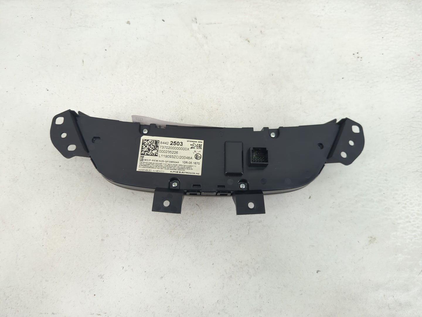 2019-2021 Chevrolet Equinox Climate Control Module Temperature AC/Heater Replacement P/N:84422503 QFGM4D4A Fits OEM Used Aut