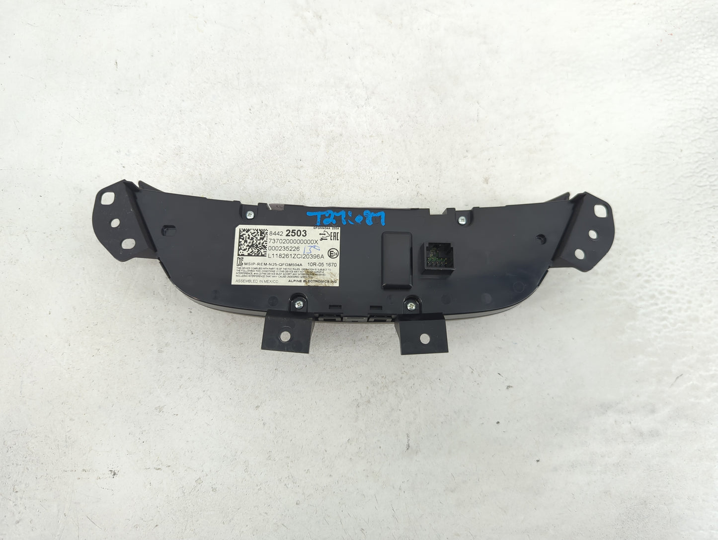2019-2021 Chevrolet Equinox Climate Control Module Temperature AC/Heater Replacement P/N:84422503 7370200000000X Fits OEM Us