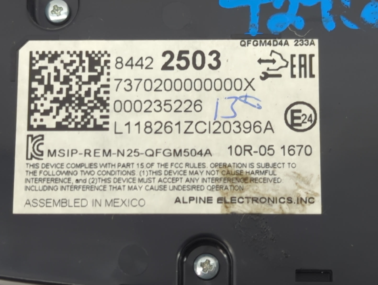 2019-2021 Chevrolet Equinox Climate Control Module Temperature AC/Heater Replacement P/N:84422503 7370200000000X Fits OEM Us