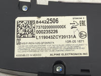 2019 Chevrolet Equinox Climate Control Module Temperature AC/Heater Replacement P/N:844222506 7370200000000X, 000235226 Fits