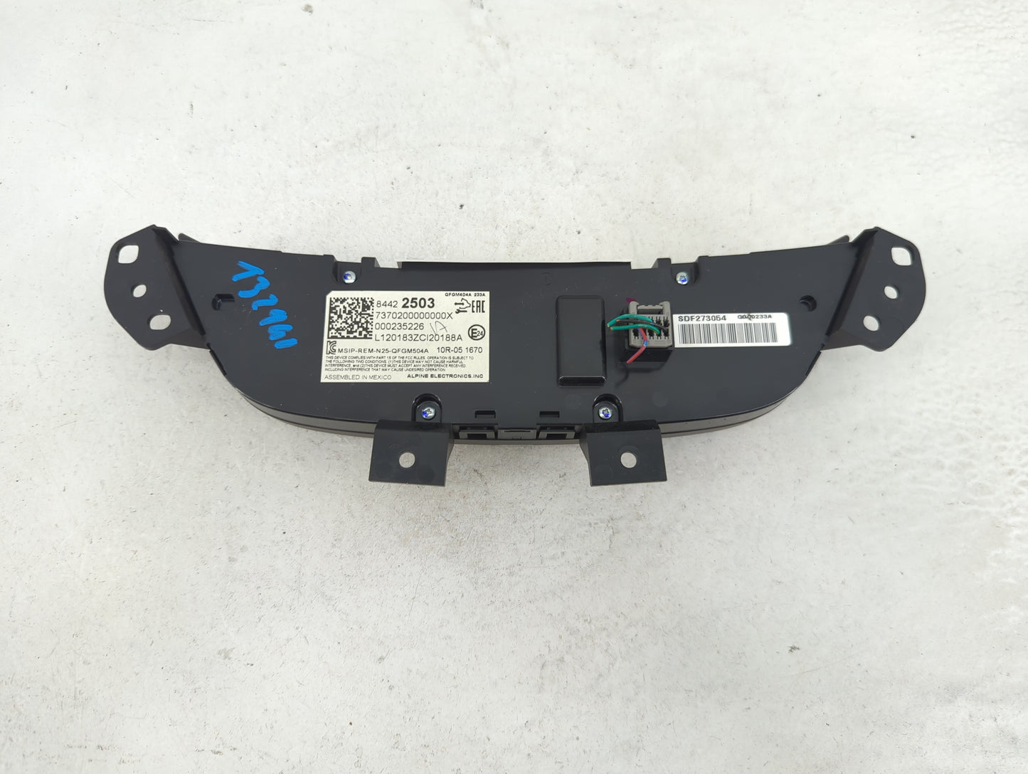 2019-2021 Chevrolet Equinox Climate Control Module Temperature AC/Heater Replacement P/N:84422503 QFGM4D4A Fits OEM Used Aut