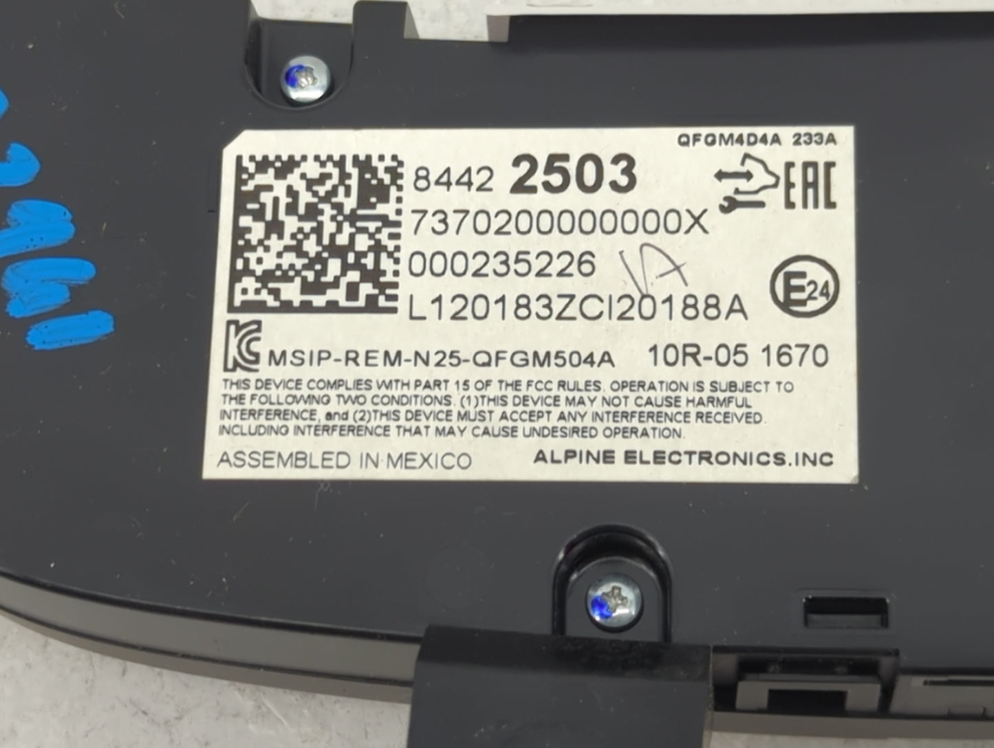 2019-2021 Chevrolet Equinox Climate Control Module Temperature AC/Heater Replacement P/N:84422503 QFGM4D4A Fits OEM Used Aut