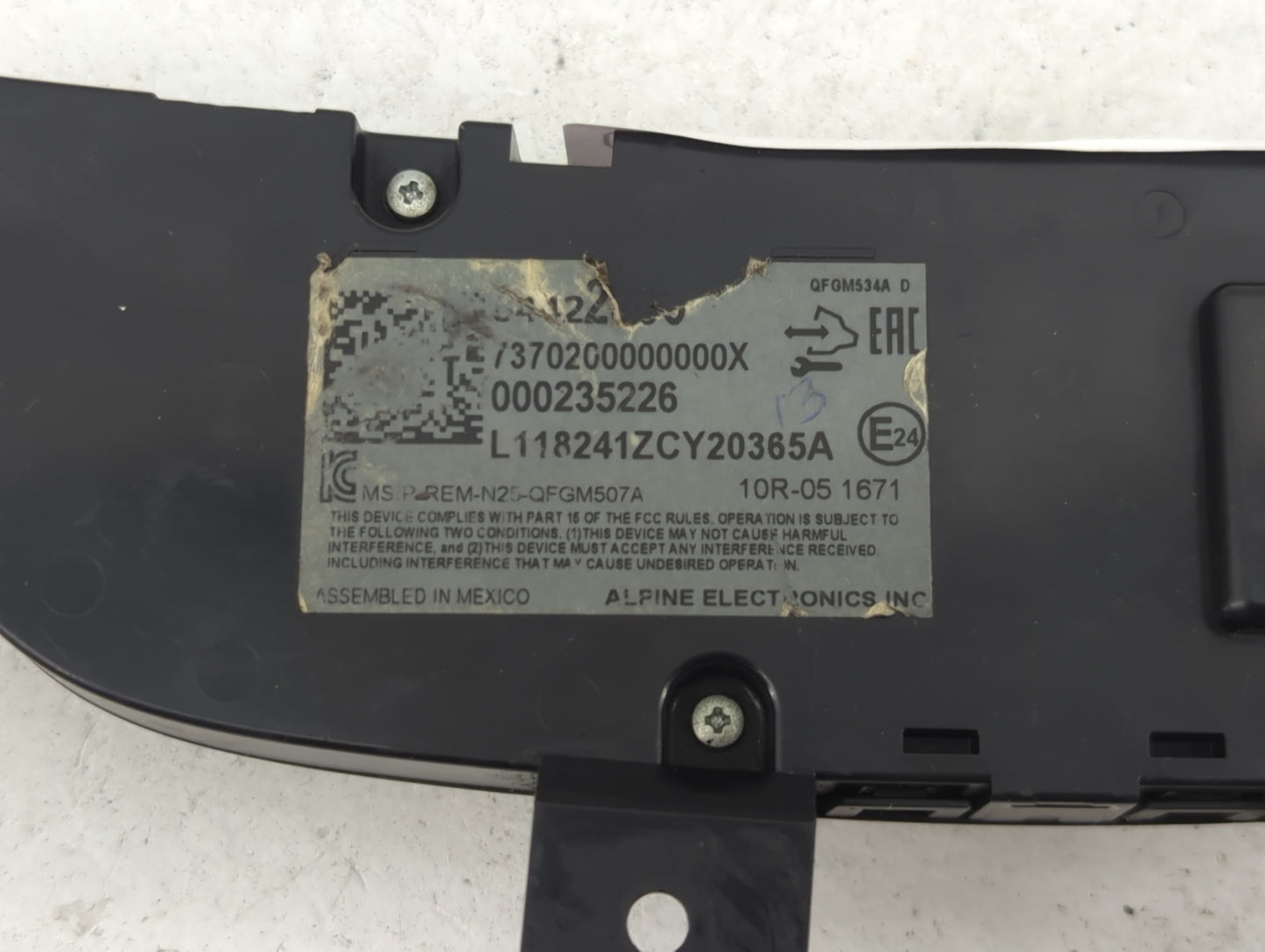 2019 Chevrolet Equinox Climate Control Module Temperature AC/Heater Replacement P/N:13432130 13432122, 737020G0000000X Fits 