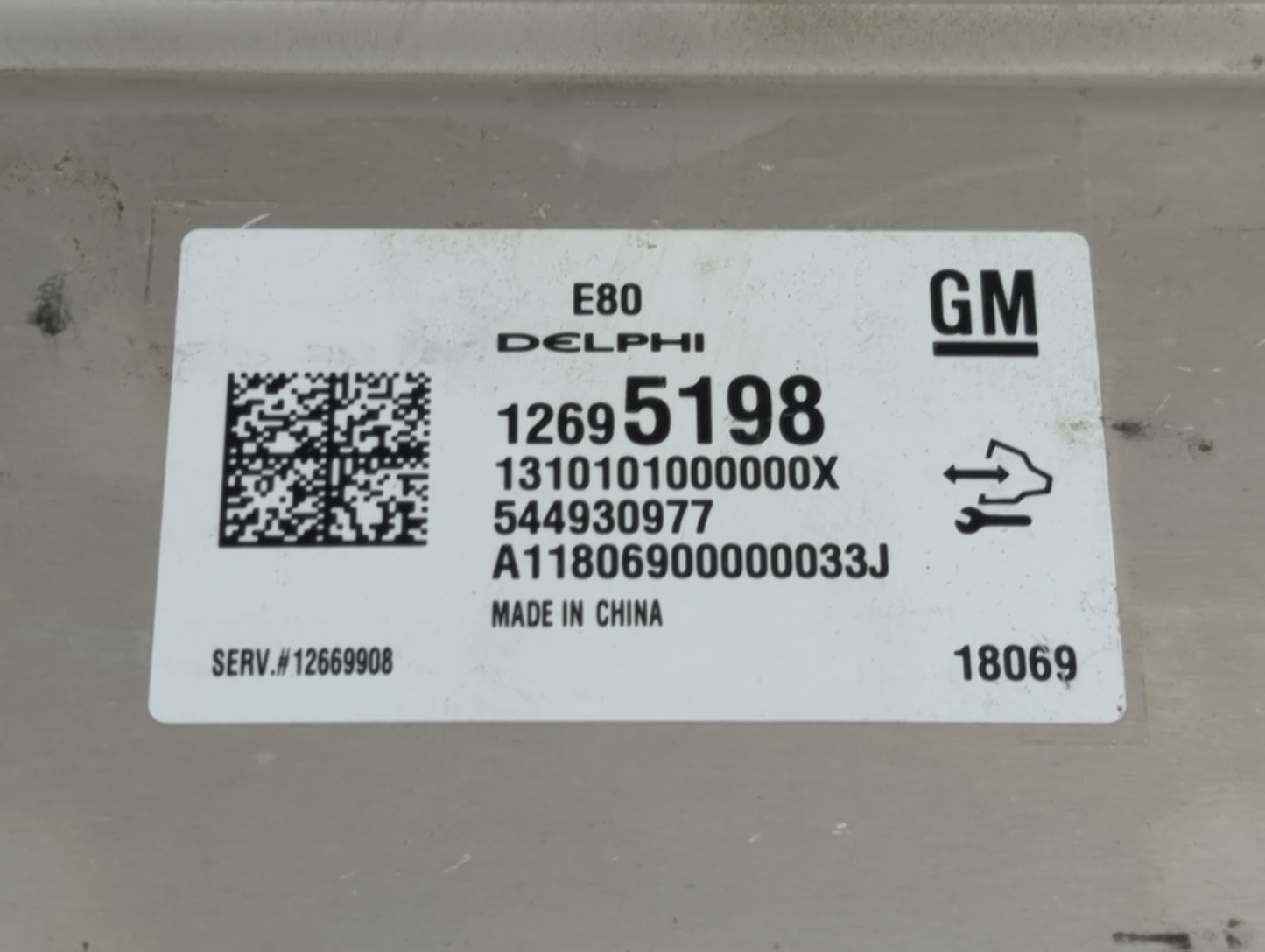 2018-2020 Chevrolet Equinox PCM Engine Control Computer ECU ECM PCU OEM P/N:12695198 12669908 Fits OEM Used Auto Parts - Oem