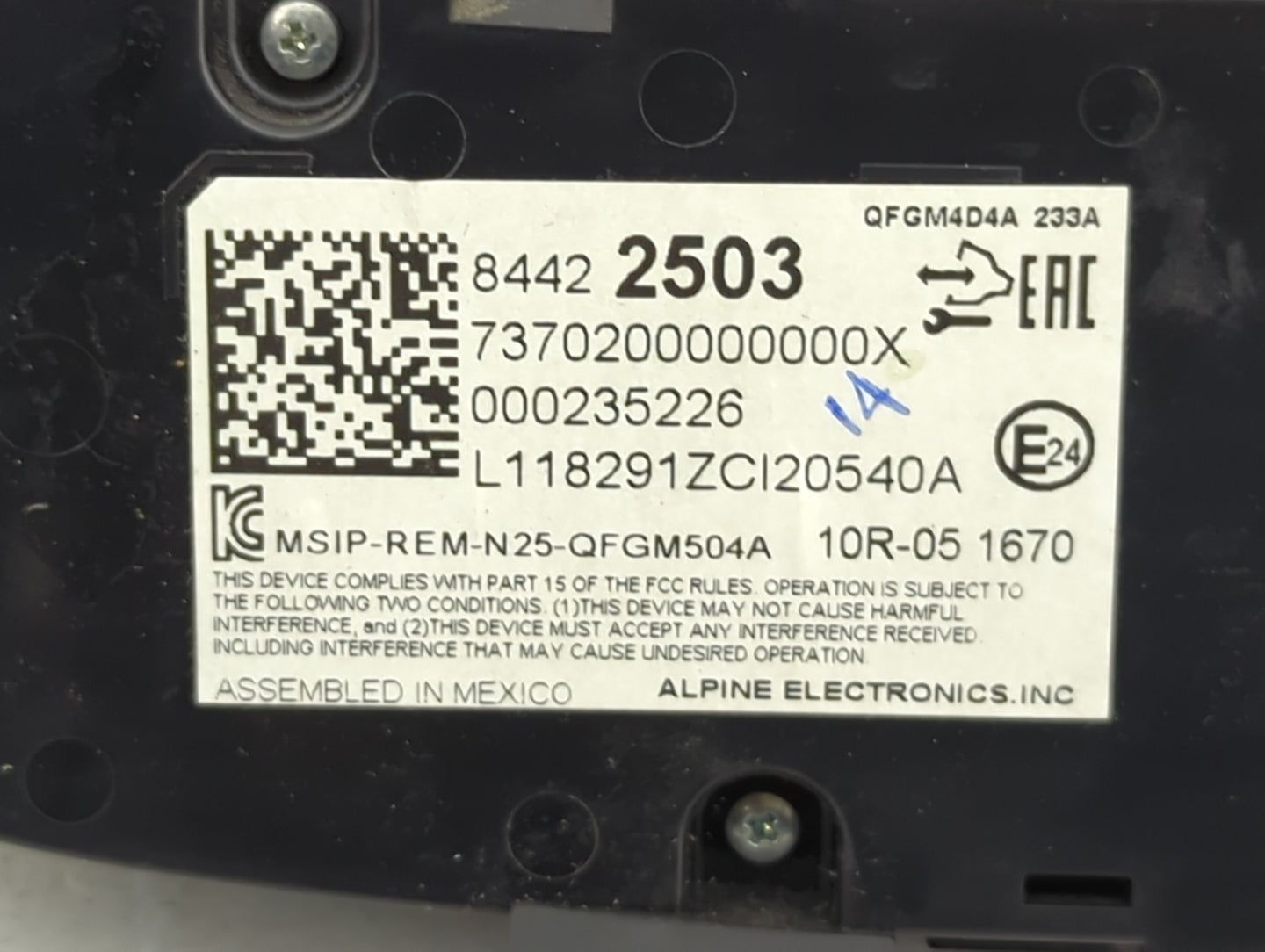 2019-2021 Chevrolet Equinox Climate Control Module Temperature AC/Heater Replacement P/N:84422503 7370200000000X Fits OEM Us