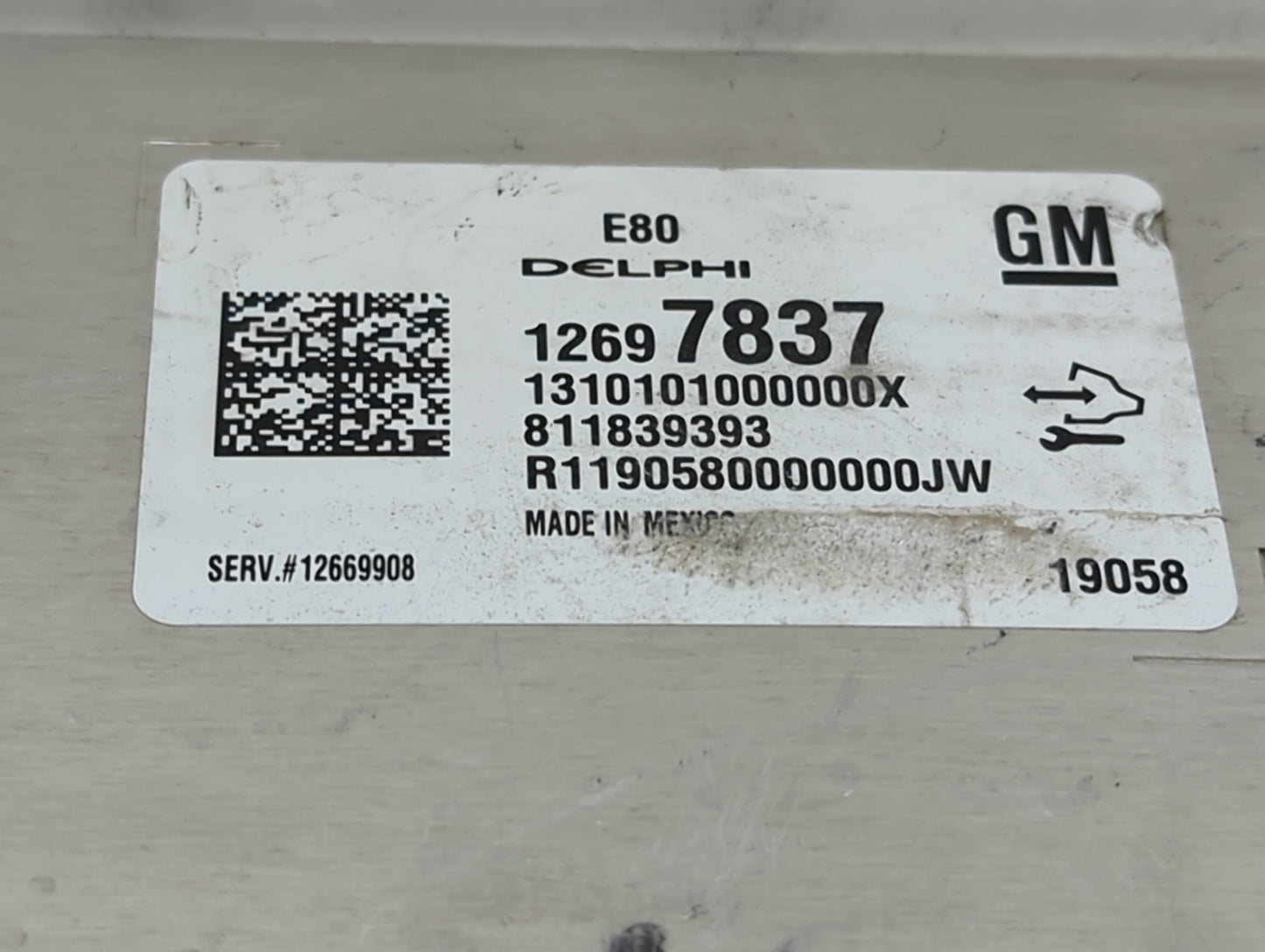 2018-2020 Chevrolet Equinox PCM Engine Control Computer ECU ECM PCU OEM P/N:12697837 12669908 Fits OEM Used Auto Parts - Oem