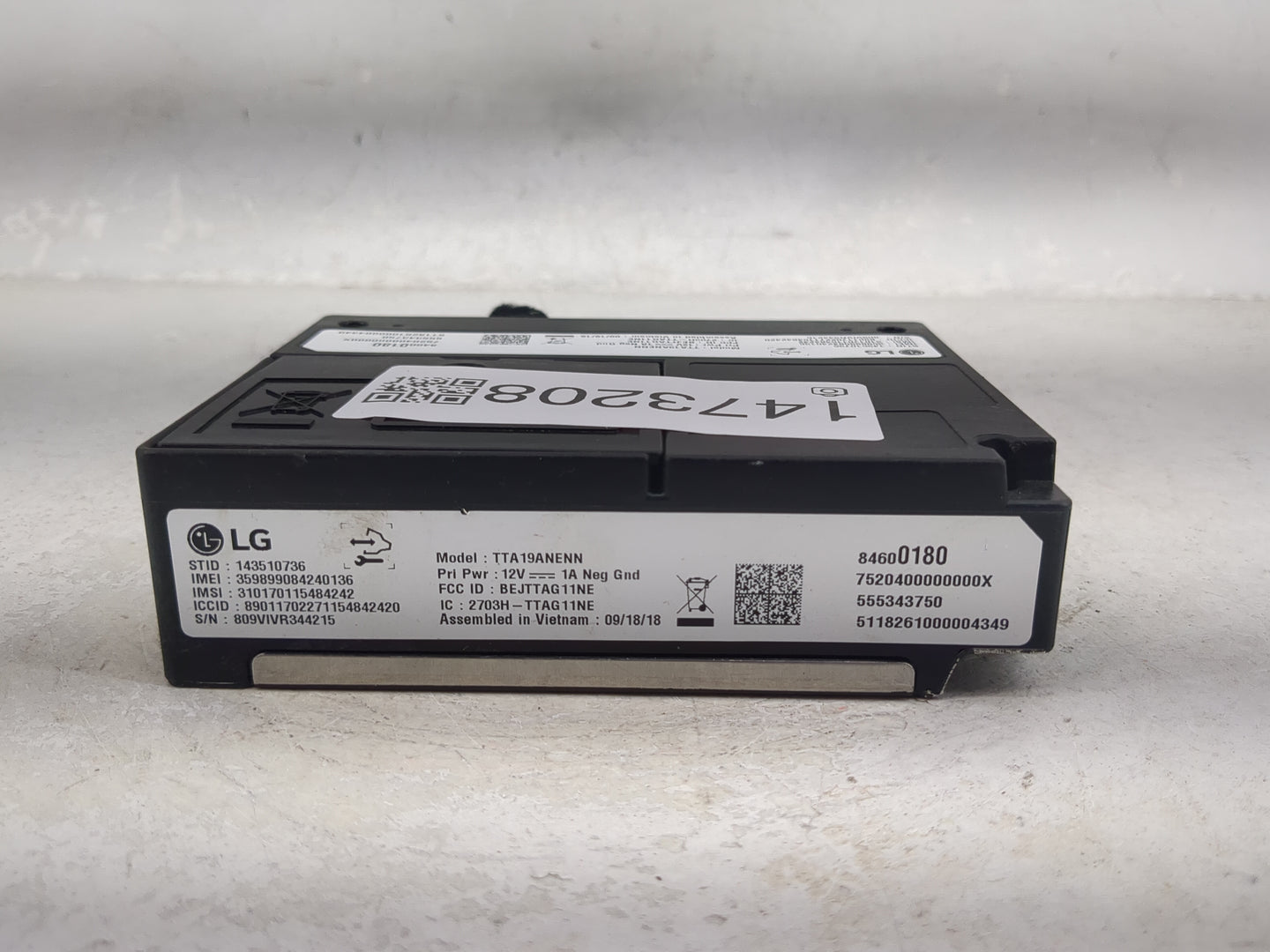 2019-2020 Chevrolet Equinox Telematics Control Module 1473208 - Oemusedautoparts1.com