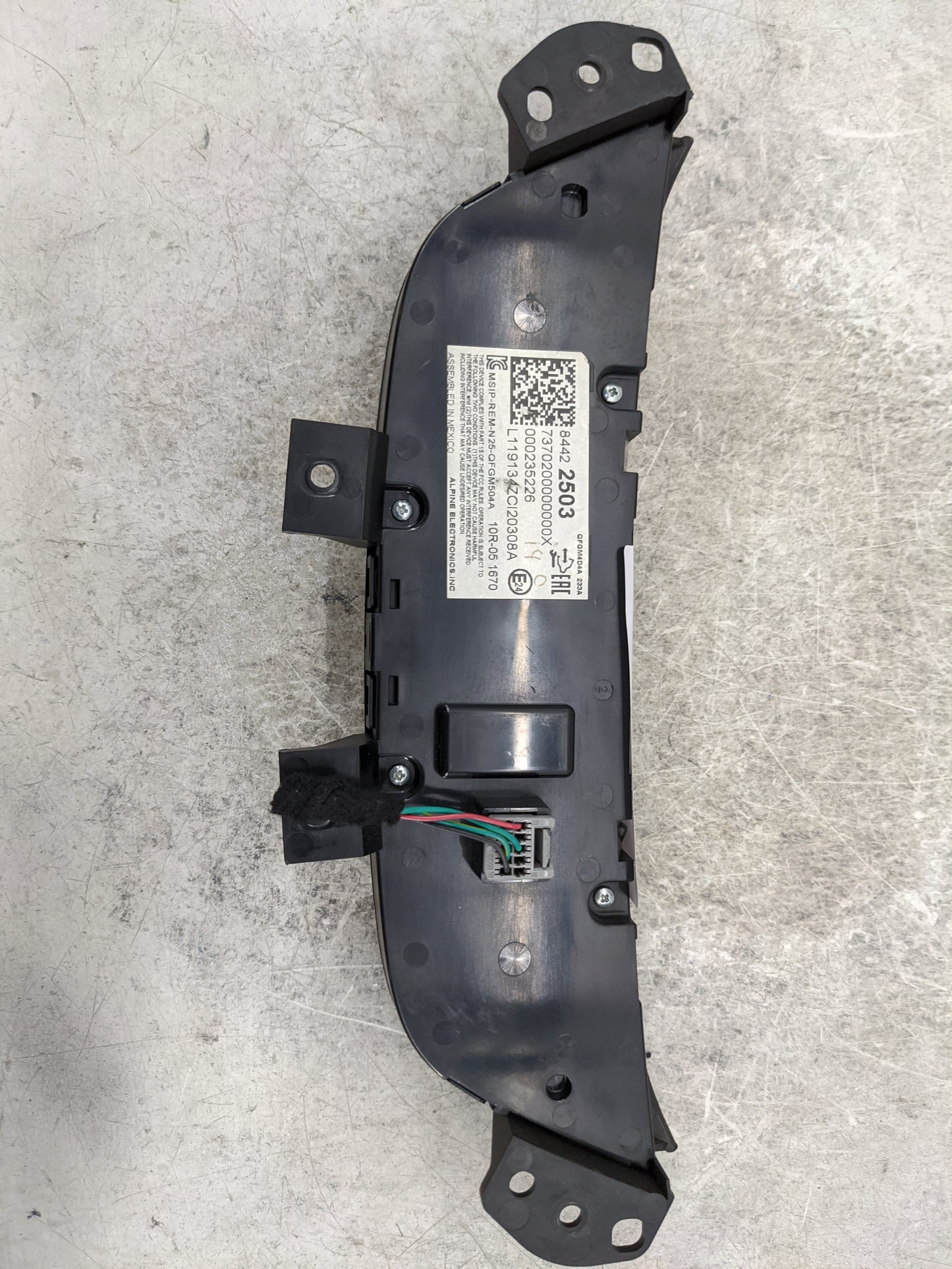 2018-2019 Chevrolet Equinox Climate Control Module Temperature AC/Heater Replacement P/N:84422503 QFGM4D4A Fits Fits 2018 20
