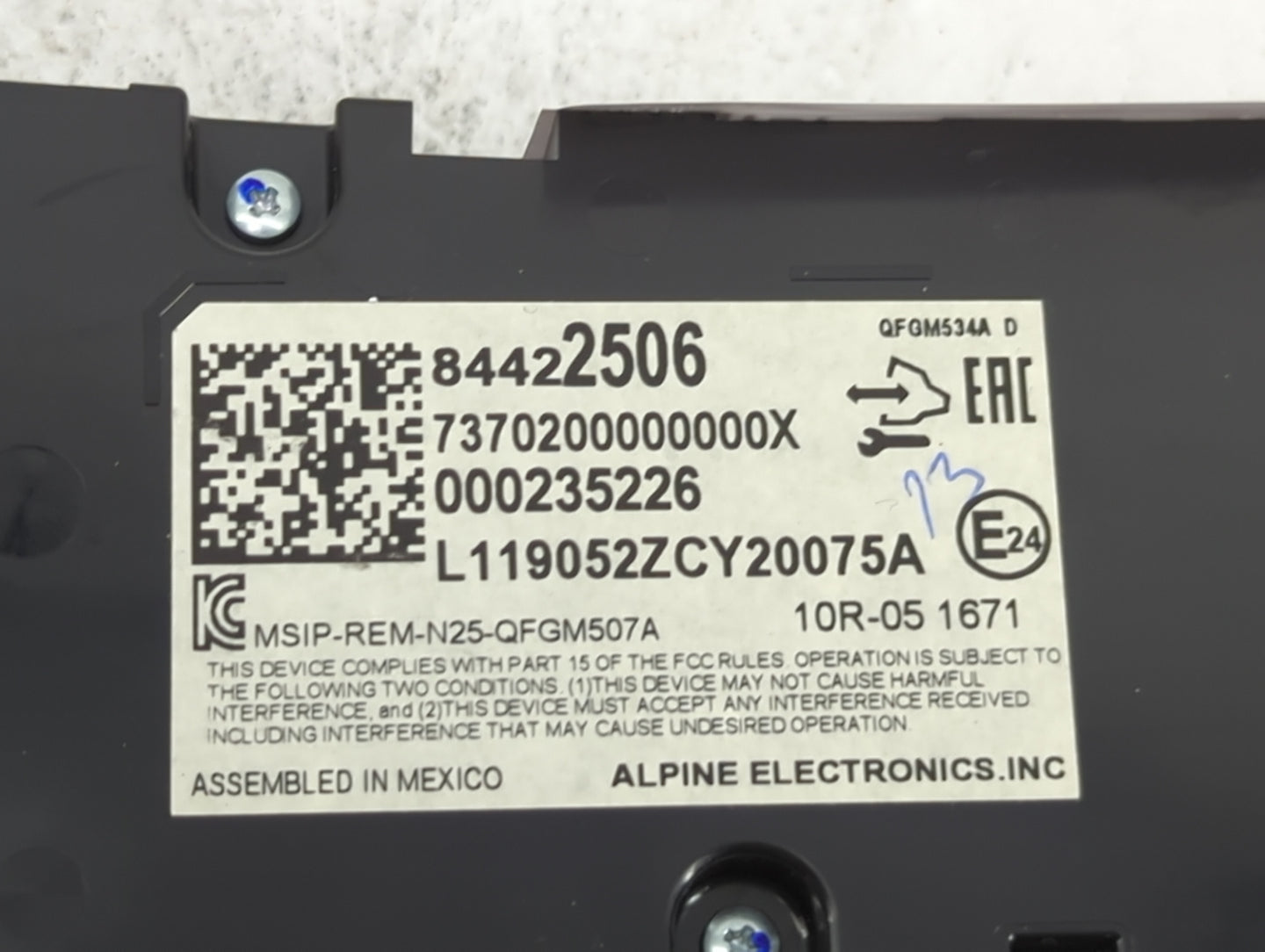 2018-2019 Chevrolet Equinox Climate Control Module Temperature AC/Heater Replacement P/N:84422506 7370200000000X Fits OEM Us