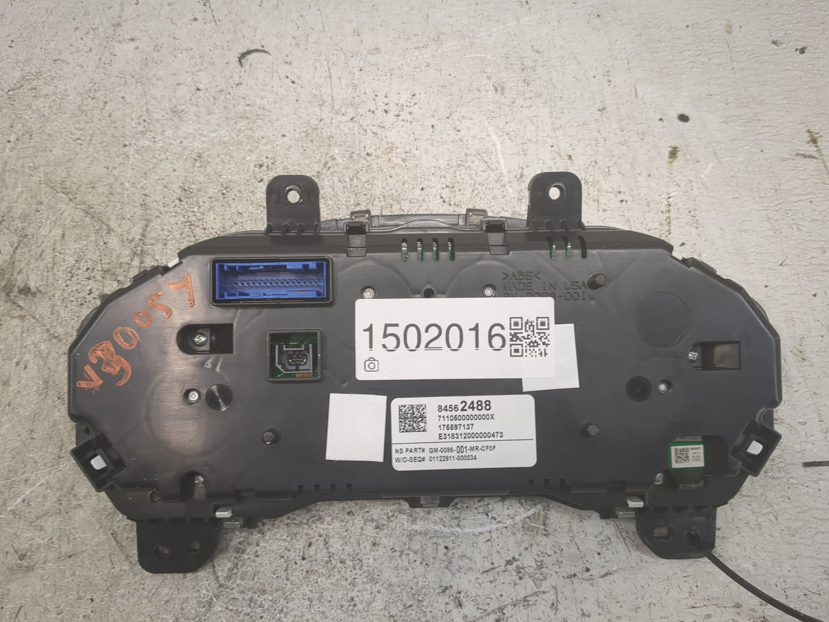 2019 Chevrolet Equinox Instrument Cluster Speedometer Gauges P/N:84562488 GM-0086-001-MR-CF0F Miles: Fits OEM Used Auto Part