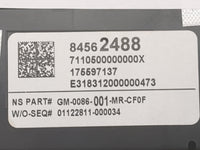 2019 Chevrolet Equinox Instrument Cluster Speedometer Gauges P/N:84562488 GM-0086-001-MR-CF0F Miles: Fits OEM Used Auto Part