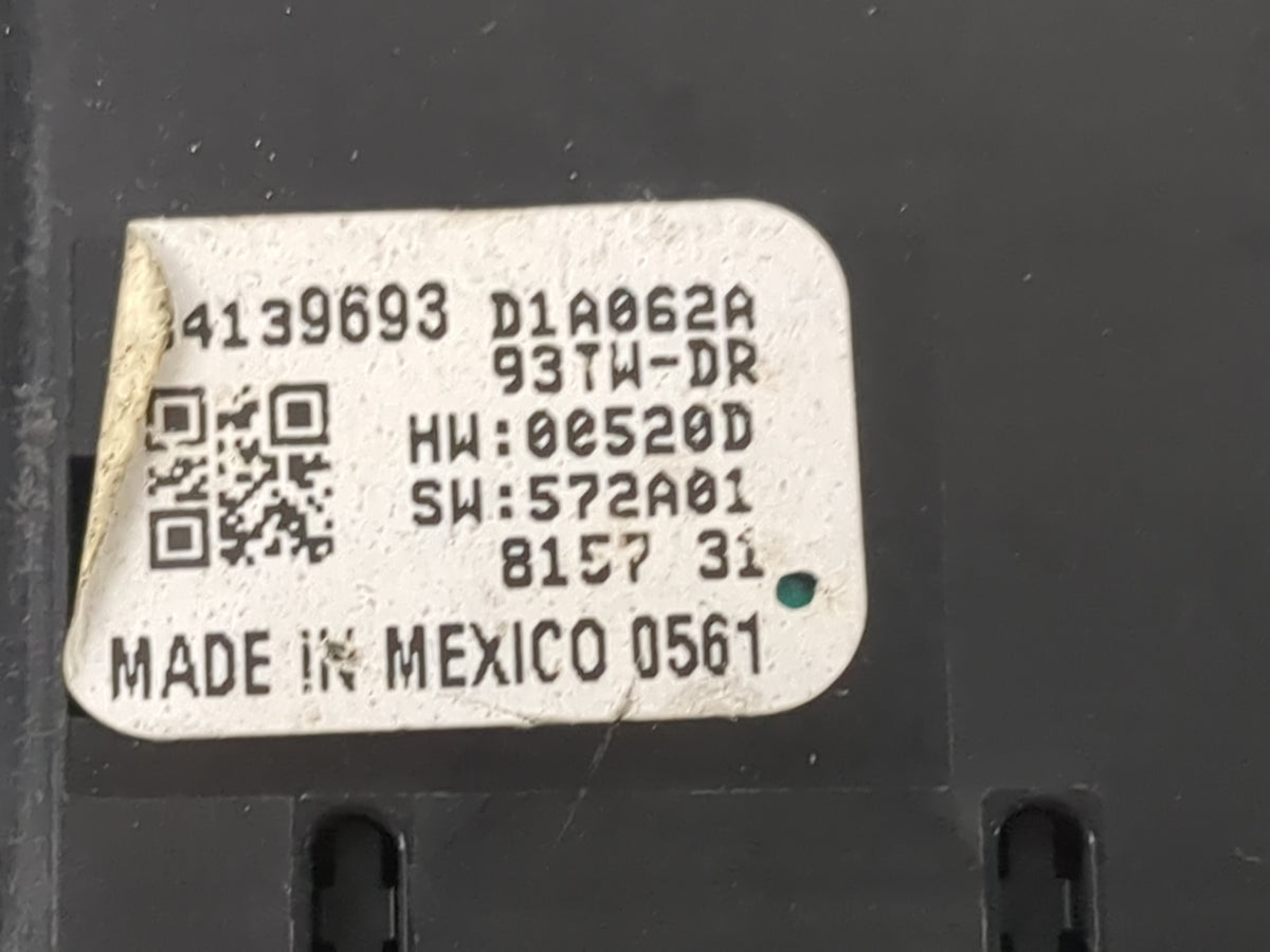 2018-2022 Chevrolet Equinox Master Power Window Switch Replacement Driver Side Left P/N:4139693 D1A062A Fits OEM Used Auto P