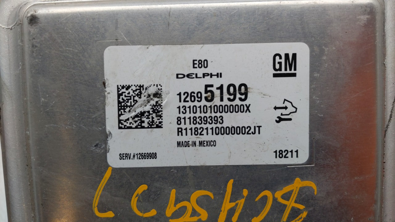 2018-2019 Chevrolet Equinox PCM Engine Control Computer ECU ECM PCU OEM P/N:12676683 12697837, 12700116 Fits Fits 2017 2018 