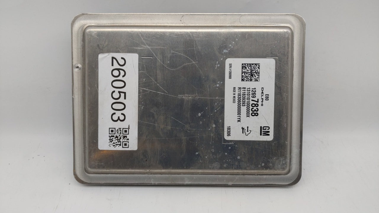 2018-2019 Chevrolet Equinox PCM Engine Control Computer ECU ECM PCU OEM P/N:12676683 12697837, 12700116 Fits Fits 2017 2018 