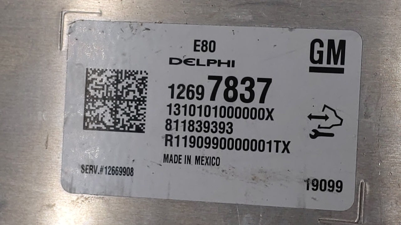 2018-2019 Chevrolet Equinox PCM Engine Control Computer ECU ECM PCU OEM P/N:12676683 12697837, 12700116 Fits Fits 2017 2018 