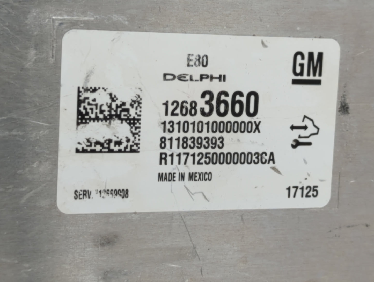 2018-2019 Chevrolet Equinox PCM Engine Control Computer ECU ECM PCU OEM P/N:12697837 12687328, 12696201 Fits Fits 2017 2018 