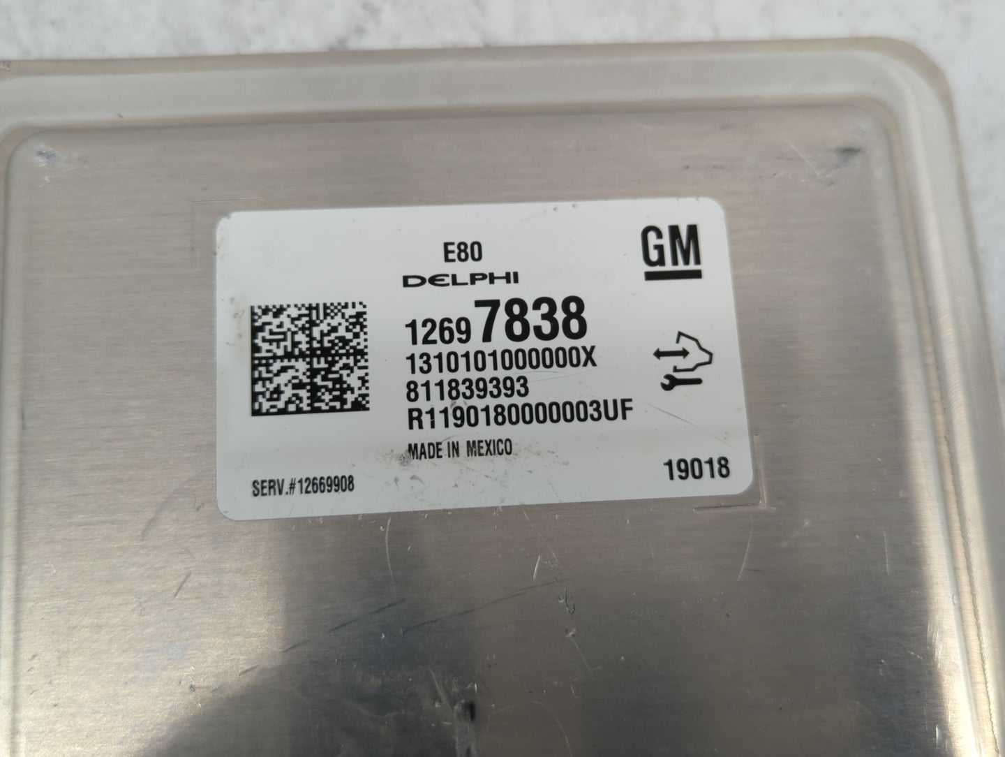 2018-2019 Chevrolet Equinox PCM Engine Control Computer ECU ECM PCU OEM P/N:12669908 12681528 Fits Fits 2017 2018 2019 OEM U