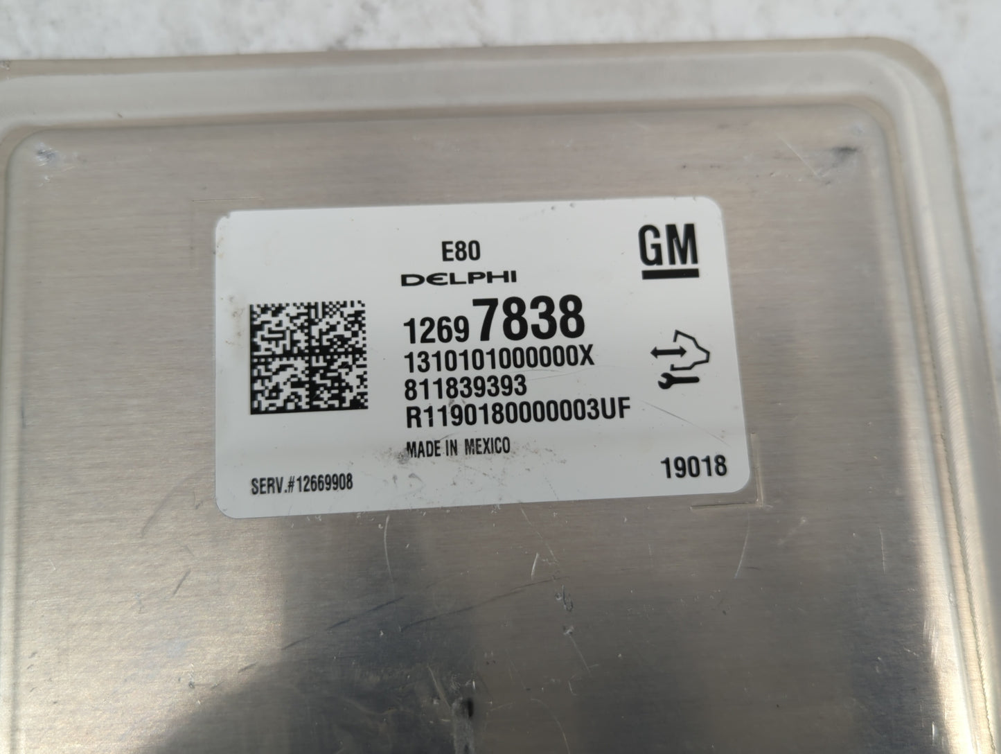 2018-2019 Chevrolet Equinox PCM Engine Control Computer ECU ECM PCU OEM P/N:12669908 12681528 Fits Fits 2017 2018 2019 OEM U